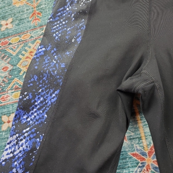 Gapfit Sculpt Compression Black Blue Legging Medium - Picture 7 of 8